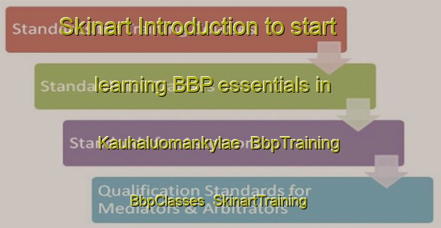 Skinart Introduction to start learning BBP essentials in Kauhaluomankylae | BbpTraining | BbpClasses | SkinartTraining-Finland