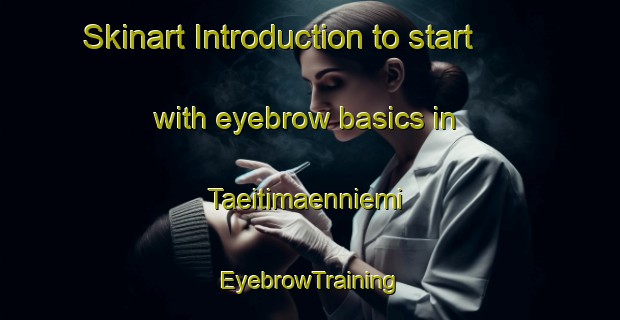 Skinart Introduction to start with eyebrow basics in Taeitimaenniemi | EyebrowTraining | EyebrowClasses | SkinartTraining-Finland