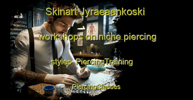 Skinart Jyraeaenkoski workshops on niche piercing styles | #PiercingTraining #PiercingClasses #SkinartTraining-Finland