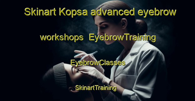 Skinart Kopsa advanced eyebrow workshops | EyebrowTraining | EyebrowClasses | SkinartTraining-Finland