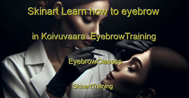 Skinart Learn how to eyebrow in Koivuvaara | EyebrowTraining | EyebrowClasses | SkinartTraining-Finland