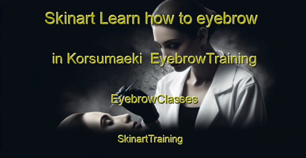 Skinart Learn how to eyebrow in Korsumaeki | EyebrowTraining | EyebrowClasses | SkinartTraining-Finland