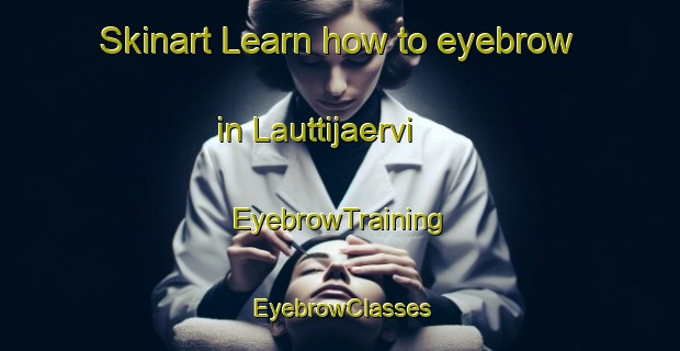 Skinart Learn how to eyebrow in Lauttijaervi | EyebrowTraining | EyebrowClasses | SkinartTraining-Finland