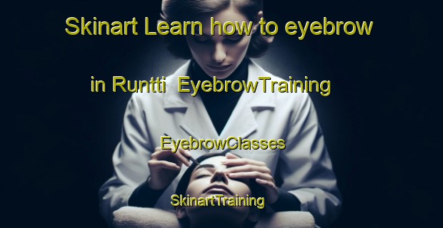 Skinart Learn how to eyebrow in Runtti | EyebrowTraining | EyebrowClasses | SkinartTraining-Finland