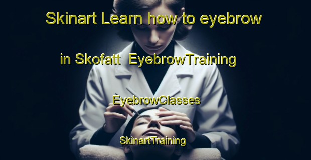 Skinart Learn how to eyebrow in Skofatt | EyebrowTraining | EyebrowClasses | SkinartTraining-Finland