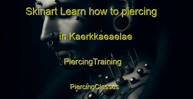 Skinart Learn how to piercing in Kaerkkaeaelae | PiercingTraining | PiercingClasses | SkinartTraining-Finland