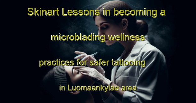 Skinart Lessons in becoming a microblading wellness practices for safer tattooing in Luomaankylae area | MicrobladingTraining | MicrobladingClasses | SkinartTraining-Finland