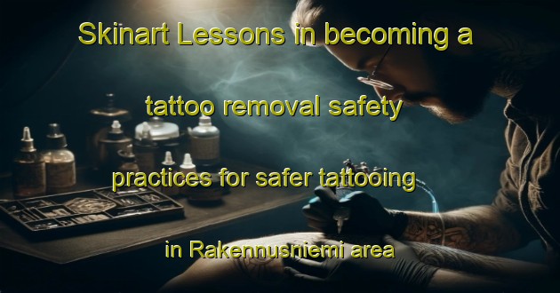 Skinart Lessons in becoming a tattoo removal safety practices for safer tattooing in Rakennusniemi area | RemovalTraining | RemovalClasses | SkinartTraining-Finland