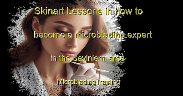 Skinart Lessons in how to become a microblading expert in the Saviniemi area | MicrobladingTraining | MicrobladingClasses | SkinartTraining-Finland