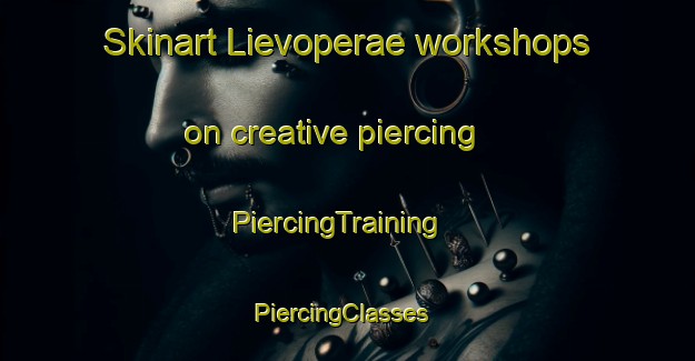Skinart Lievoperae workshops on creative piercing | PiercingTraining | PiercingClasses | SkinartTraining-Finland