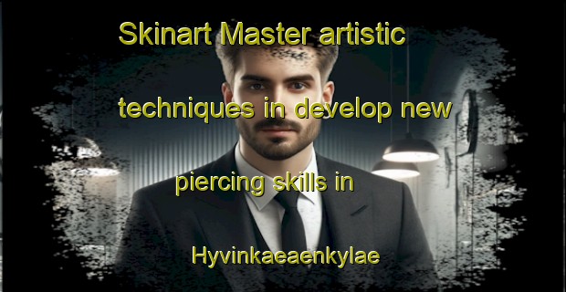 Skinart Master artistic techniques in develop new piercing skills in Hyvinkaeaenkylae | PiercingTraining | PiercingClasses | SkinartTraining-Finland