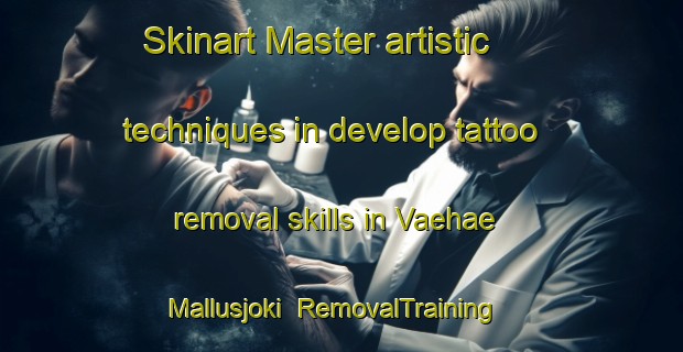 Skinart Master artistic techniques in develop tattoo removal skills in Vaehae Mallusjoki | RemovalTraining | RemovalClasses | SkinartTraining-Finland