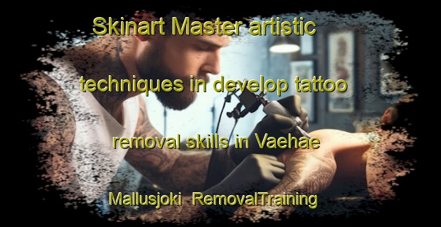 Skinart Master artistic techniques in develop tattoo removal skills in Vaehae Mallusjoki | RemovalTraining | RemovalClasses | SkinartTraining-Finland