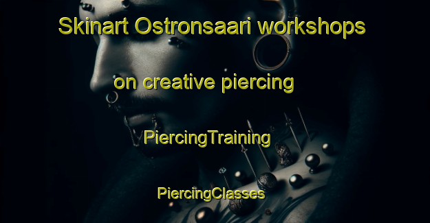 Skinart Ostronsaari workshops on creative piercing | PiercingTraining | PiercingClasses | SkinartTraining-Finland