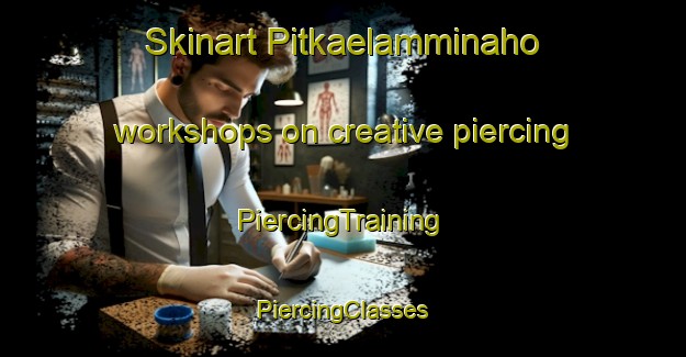 Skinart Pitkaelamminaho workshops on creative piercing | #PiercingTraining #PiercingClasses #SkinartTraining-Finland