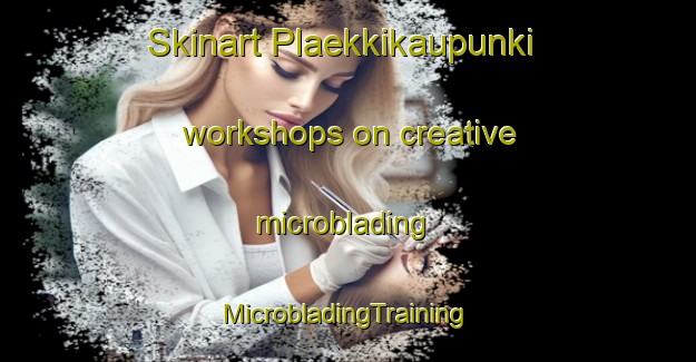 Skinart Plaekkikaupunki workshops on creative microblading | #MicrobladingTraining #MicrobladingClasses #SkinartTraining-Finland