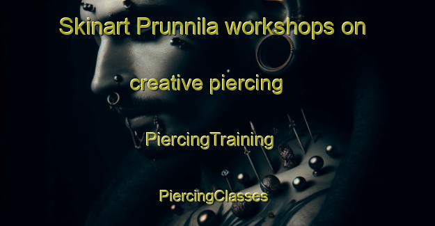 Skinart Prunnila workshops on creative piercing | PiercingTraining | PiercingClasses | SkinartTraining-Finland