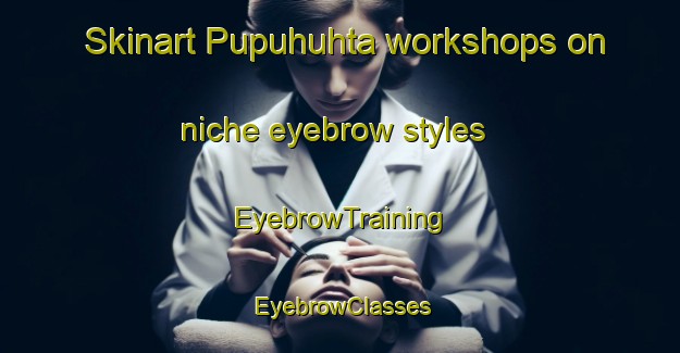 Skinart Pupuhuhta workshops on niche eyebrow styles | EyebrowTraining | EyebrowClasses | SkinartTraining-Finland