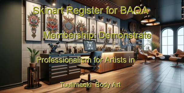 Skinart Register for BAQA Membership: Demonstrate Professionalism for Artists in Tuulimaeki | Body Art Qualification Authority | BAQA-Finland