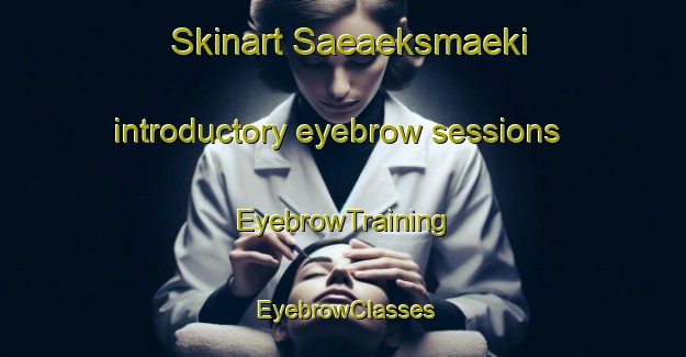 Skinart Saeaeksmaeki introductory eyebrow sessions | EyebrowTraining | EyebrowClasses | SkinartTraining-Finland