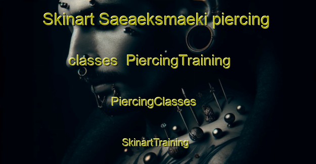 Skinart Saeaeksmaeki piercing classes | PiercingTraining | PiercingClasses | SkinartTraining-Finland