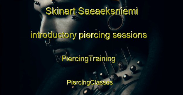 Skinart Saeaeksniemi introductory piercing sessions | PiercingTraining | PiercingClasses | SkinartTraining-Finland