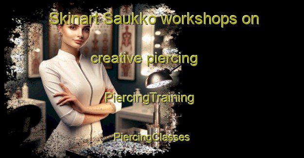 Skinart Saukko workshops on creative piercing | #PiercingTraining #PiercingClasses #SkinartTraining-Finland