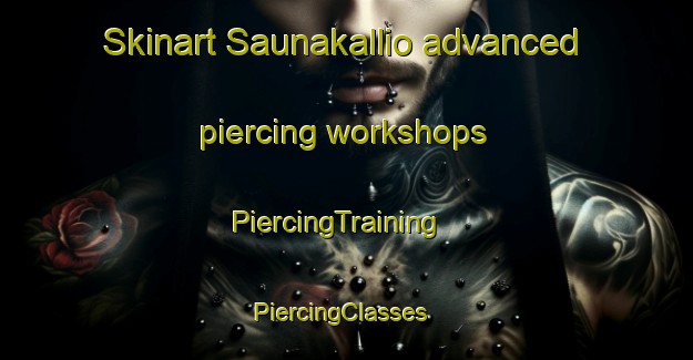 Skinart Saunakallio advanced piercing workshops | PiercingTraining | PiercingClasses | SkinartTraining-Finland
