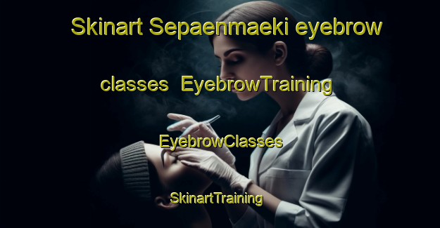 Skinart Sepaenmaeki eyebrow classes | EyebrowTraining | EyebrowClasses | SkinartTraining-Finland