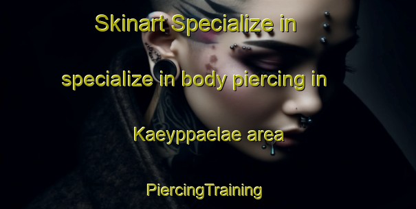 Skinart Specialize in specialize in body piercing in Kaeyppaelae area | #PiercingTraining #PiercingClasses #SkinartTraining-Finland