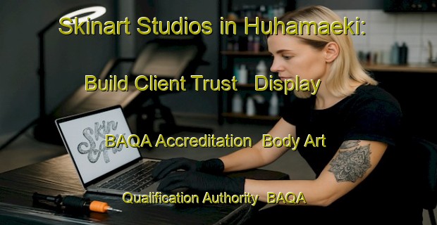 Skinart Studios in Huhamaeki: Build Client Trust - Display BAQA Accreditation | Body Art Qualification Authority | BAQA-Finland