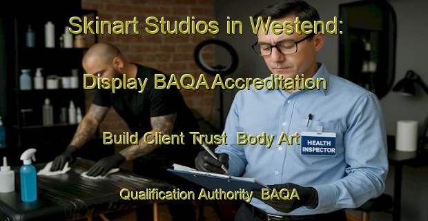 Skinart Studios in Westend: Display BAQA Accreditation - Build Client Trust | Body Art Qualification Authority | BAQA-Finland