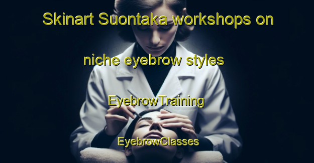 Skinart Suontaka workshops on niche eyebrow styles | EyebrowTraining | EyebrowClasses | SkinartTraining-Finland
