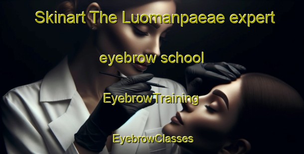 Skinart The Luomanpaeae expert eyebrow school | EyebrowTraining | EyebrowClasses | SkinartTraining-Finland