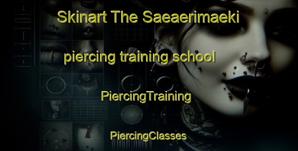 Skinart The Saeaerimaeki piercing training school | #PiercingTraining #PiercingClasses #SkinartTraining-Finland