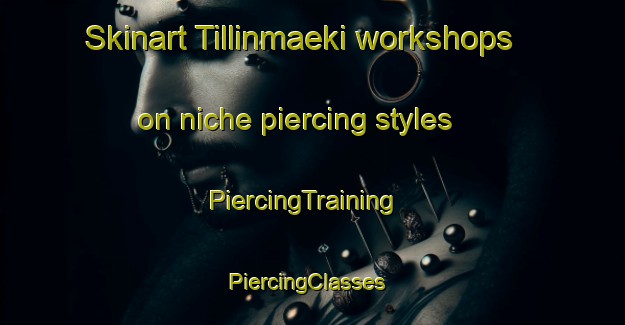 Skinart Tillinmaeki workshops on niche piercing styles | PiercingTraining | PiercingClasses | SkinartTraining-Finland