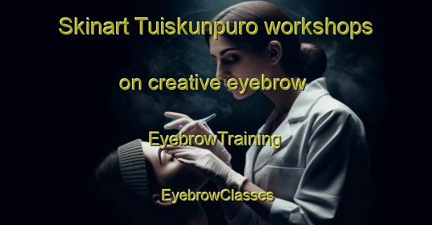 Skinart Tuiskunpuro workshops on creative eyebrow | EyebrowTraining | EyebrowClasses | SkinartTraining-Finland
