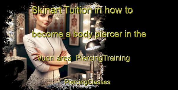 Skinart Tuition in how to become a body piercer in the Vuori area | PiercingTraining | PiercingClasses | SkinartTraining-Finland