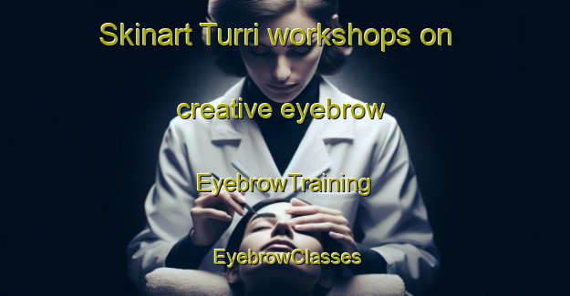 Skinart Turri workshops on creative eyebrow | EyebrowTraining | EyebrowClasses | SkinartTraining-Finland