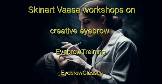 Skinart Vaasa workshops on creative eyebrow | EyebrowTraining | EyebrowClasses | SkinartTraining-Finland