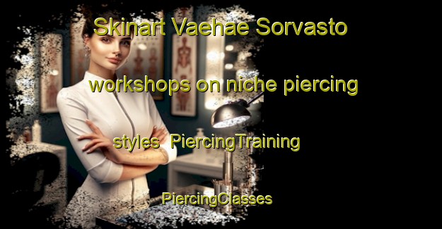 Skinart Vaehae Sorvasto workshops on niche piercing styles | PiercingTraining | PiercingClasses | SkinartTraining-Finland