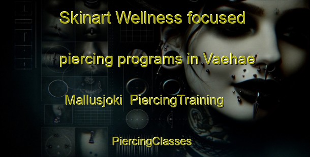 Skinart Wellness-focused piercing programs in Vaehae Mallusjoki | PiercingTraining | PiercingClasses | SkinartTraining-Finland